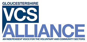 Gloucestershire VCS Alliance blue logo