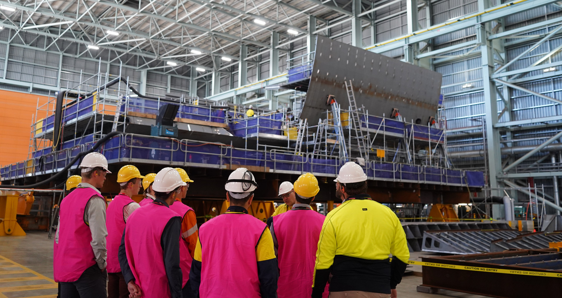 BAE Systems shipyard tour image