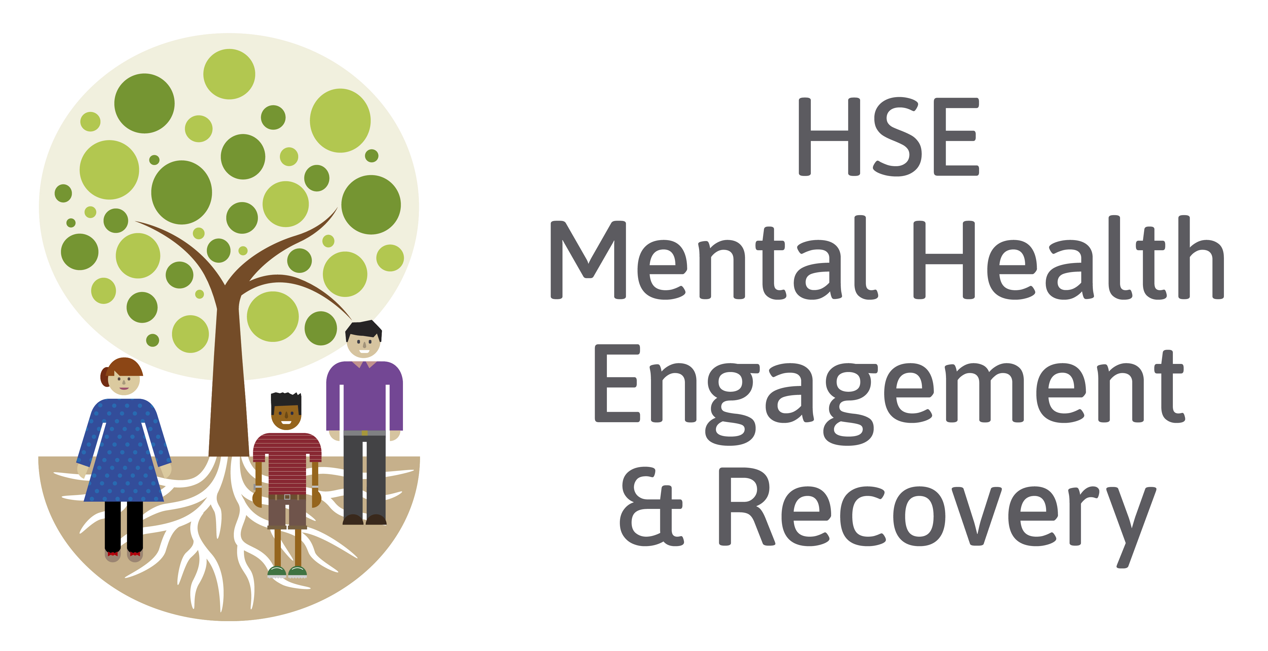 HSE Mental Health Engagement & Recovery logo.