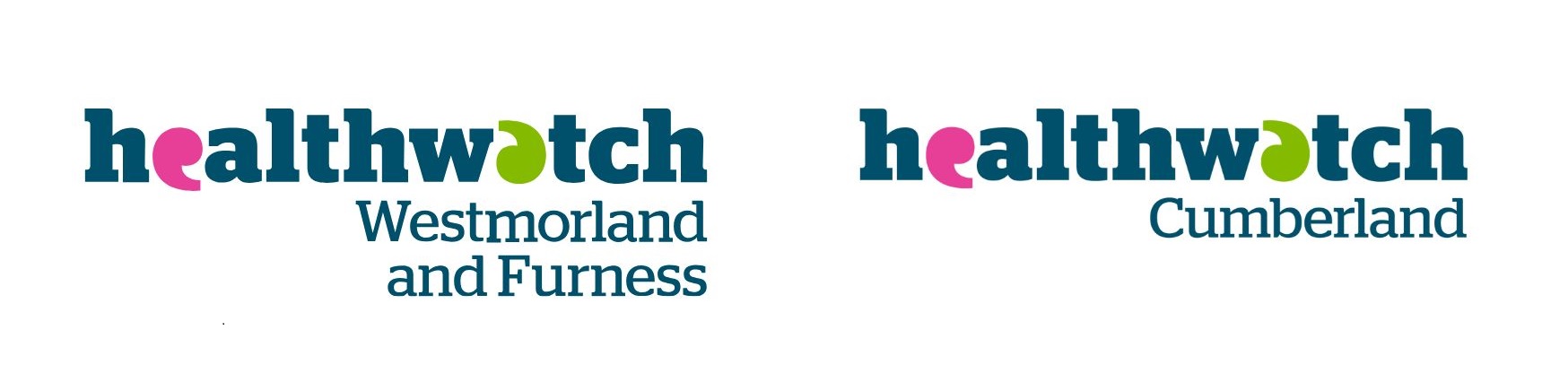 Logo says Healthwatch Westmorland and Furness and Healthwatch Cumberland